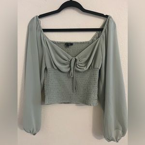 Long Sleeve Crop Top